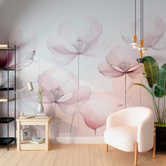 Custom Whispering Petals Wallpaper