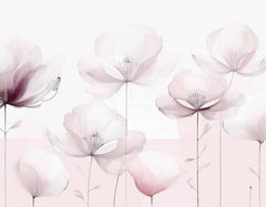 Custom Whispering Petals Wallpaper