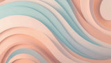 Abstract Wall Mural Wallpaper Serene Waves