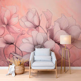 Blush Petal Harmony Wallpaper