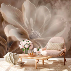 Niestandardowa spokojna botaniczna tapeta świetlna