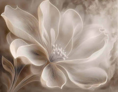 Niestandardowa spokojna botaniczna tapeta świetlna