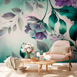 Pastel Serenity Floral Wallpaper