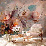 Soft Pastel Floral Dream Wallpaper