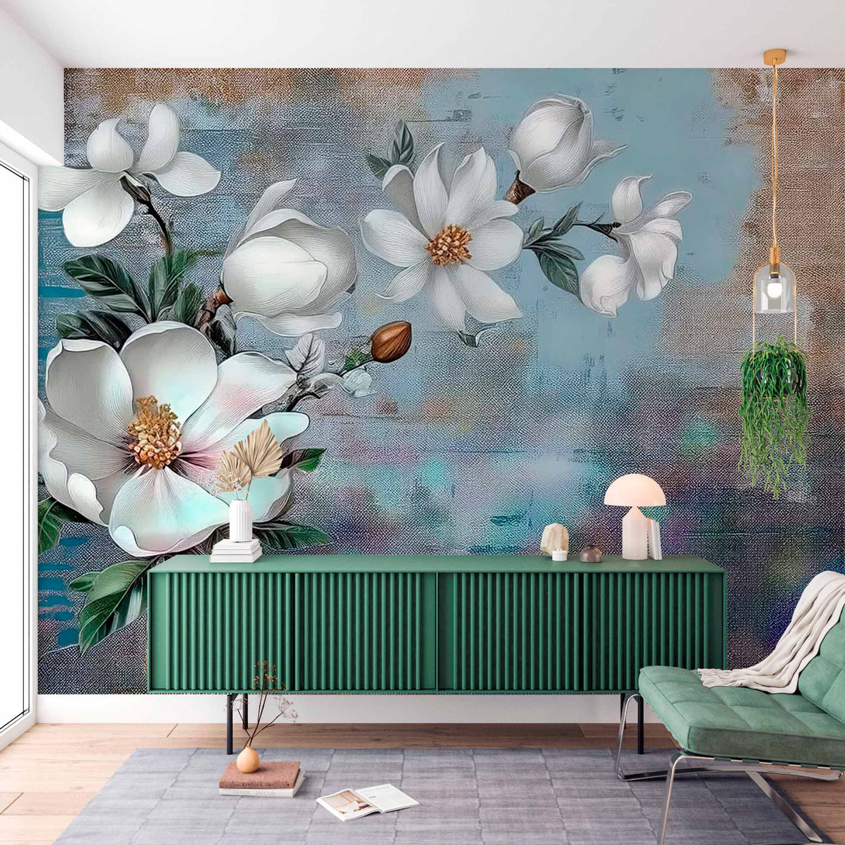 Vintage Magnolia Bliss Wallpaper