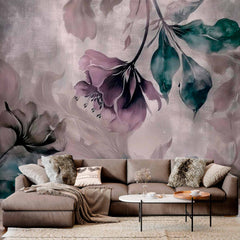 Custom Large Flower Petals Wall Mural Wallpaper