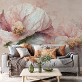 Vintage Peony Art Wallpaper