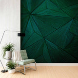 Modern Angular Line Art Wallpaper Mural
