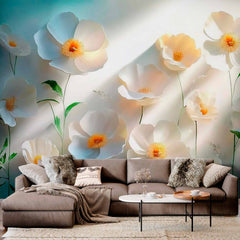 Custom Serene Mountain Landscape Wallpaper Mural - Tranquil Nature Scene