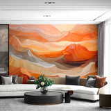 Sunset Hills Abstract Wallpaper Mural