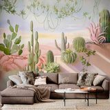 Cactus Oasis Wallpaper Mural