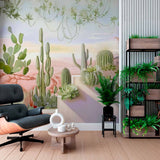 Cactus Oasis Wallpaper Mural