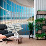 Panoramic Beach View Wallpaper Mural