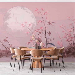 Custom Zen Garden at Night Wallpaper Mural