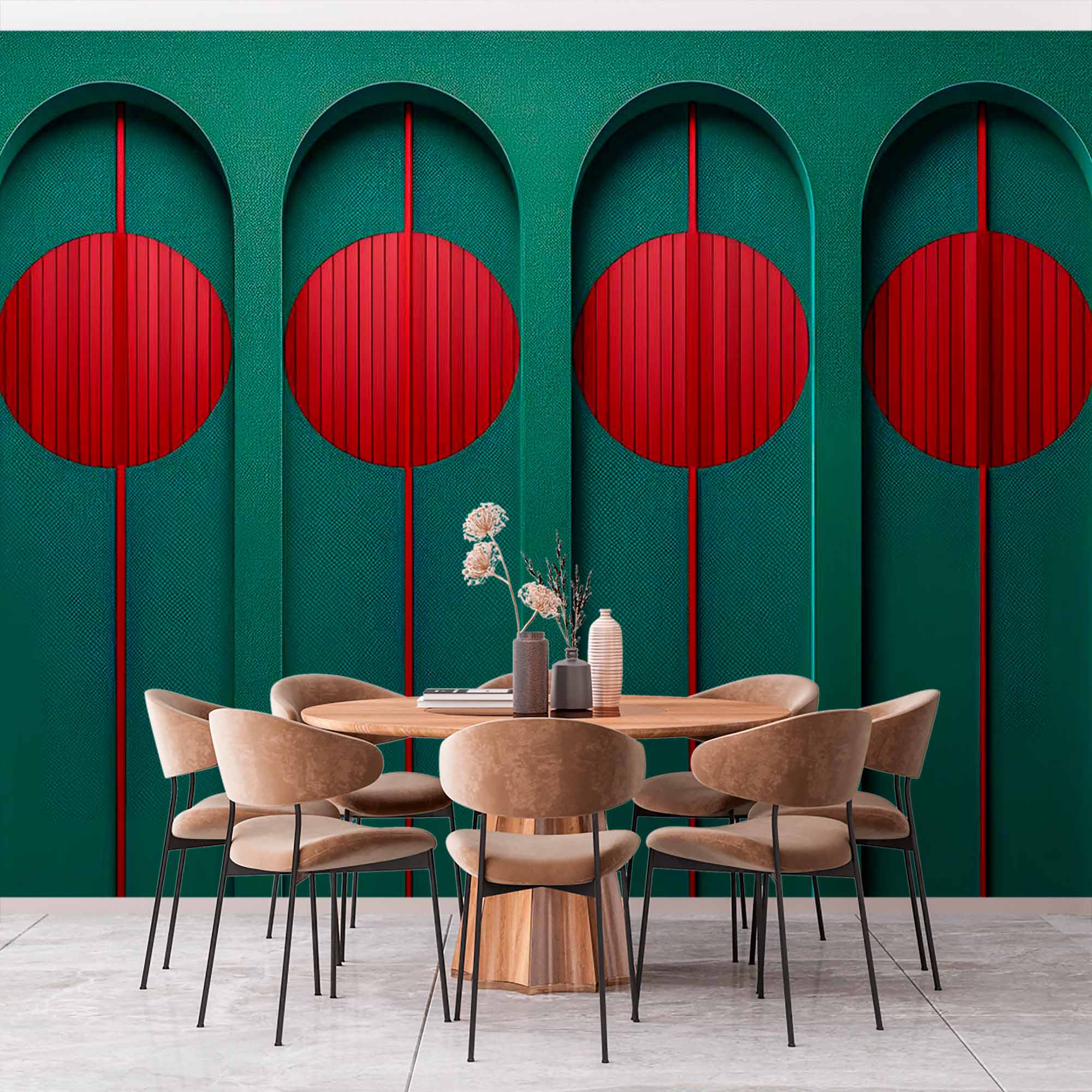 Minimalist Abstract Wallpaper Mural