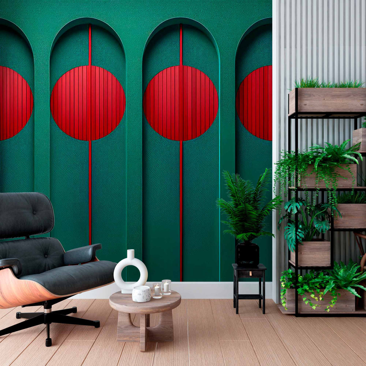 Custom Minimalist Abstract Wallpaper Mural
