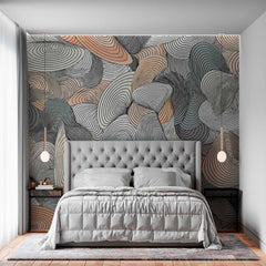 Custom Dynamic Curves Wallpaper Mural