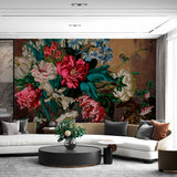 Vintage Floral Elegance Wallpaper Mural