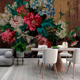 Vintage Floral Elegance Wallpaper Mural