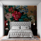 Vintage Floral Elegance Wallpaper Mural