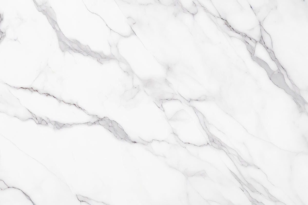 Wit marmer behang – minimalistisch Carrara-steen fotobehang