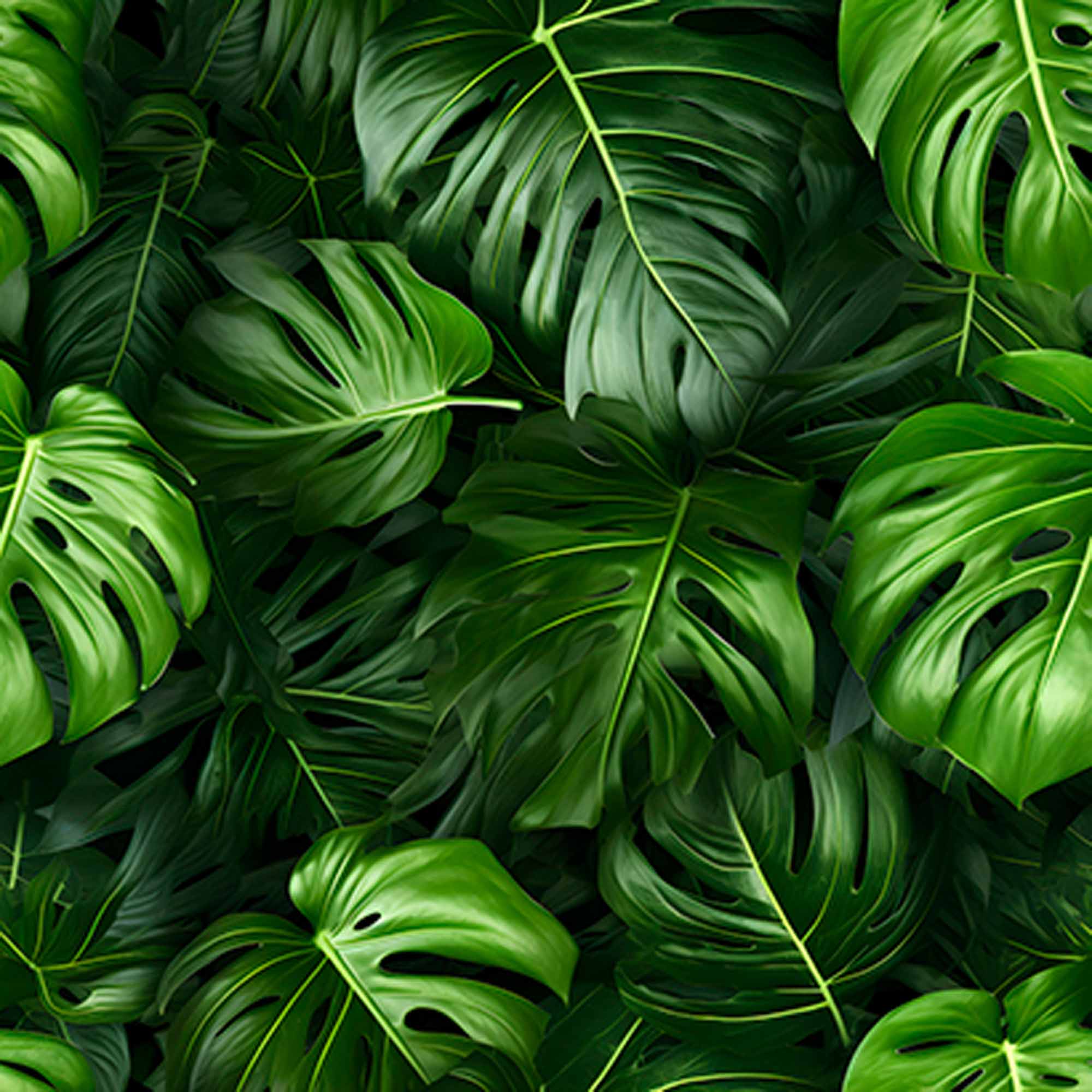 Exotic Leaf Paradise Wallpaper Mural