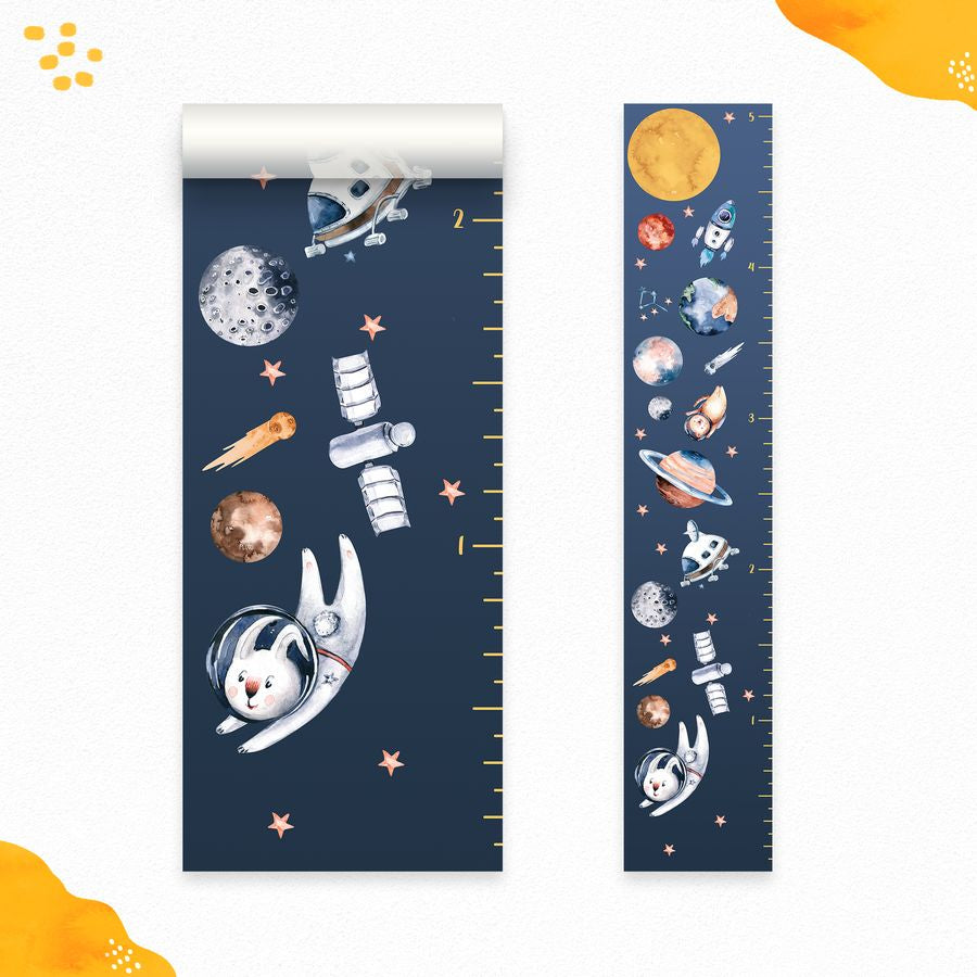 Kids' Growth Chart Peel and Stick Solar System Wall Decals