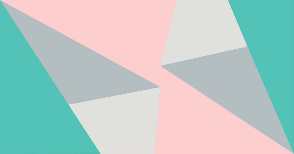 Pastel Geometric Triangle Wallpaper