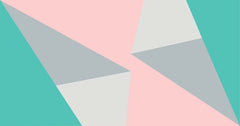 Custom Pastel Geometric Triangle Wallpaper