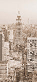 Sepia-Toned New York City Wall Mural - Timeless Empire State Building Skyline