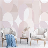 Soft Pastel Geometric Circle Wallpaper