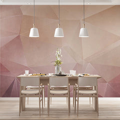 Custom Soft Pastel Geometric Triangle Wallpaper