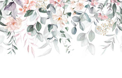 Custom Floral Fantasy Wallpaper Mural