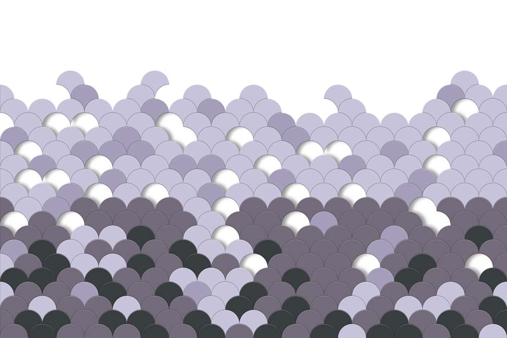 Monochrome Gray Scales Pattern Wallpaper