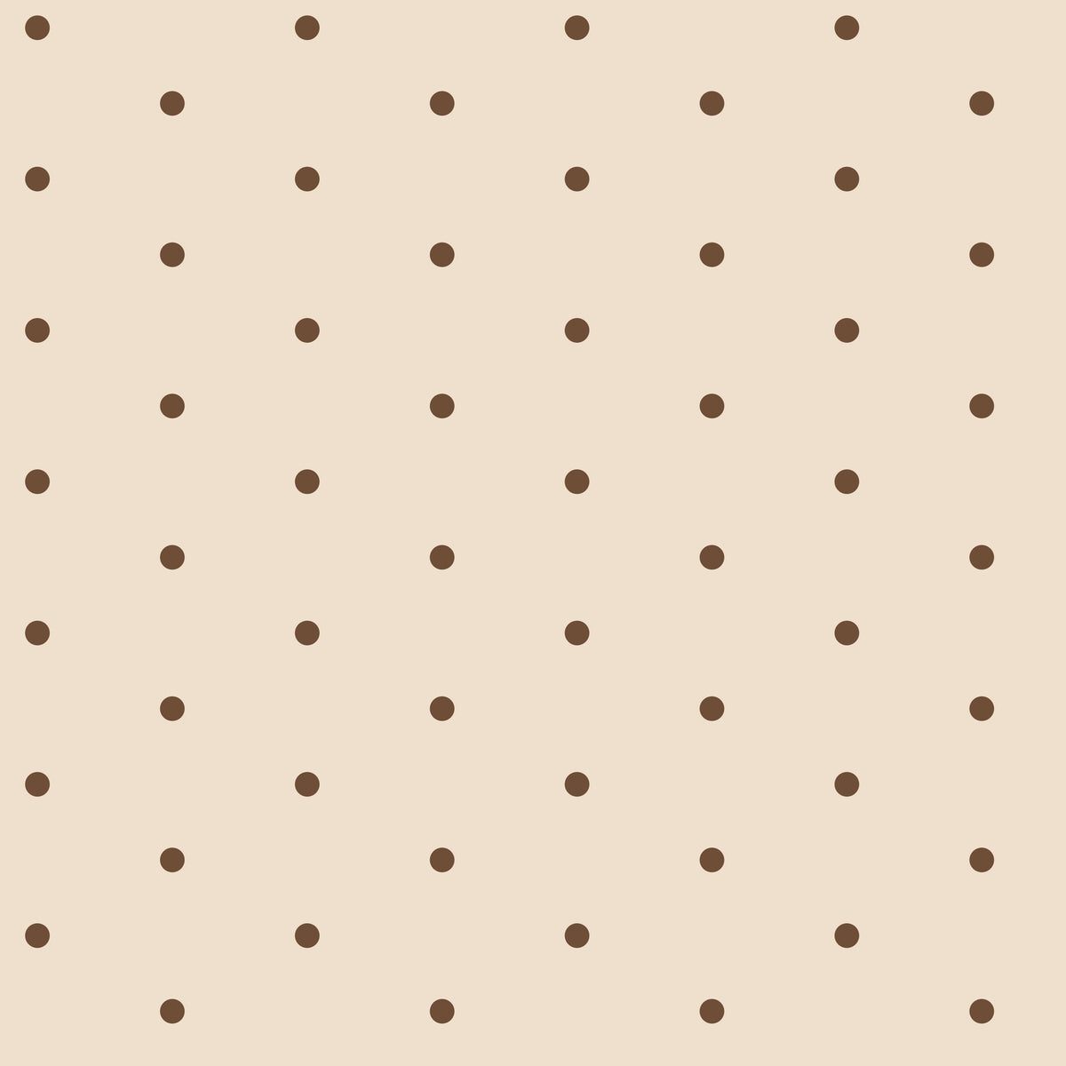 Brun prikkete tapet – Minimalistisk fototapet med prikker