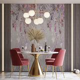 Enchanted Floral Canopy with Deer Wall Mural Wallpaper