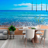 Crystal Clear Ocean Beach Wall Mural Wallpaper