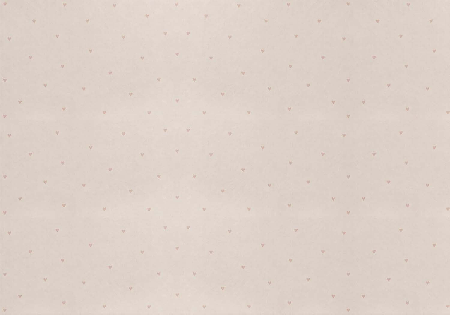 Minimalist cream wallpaper with tiny scattered colored dots.