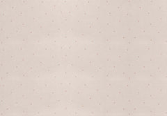 Minimalist cream wallpaper with tiny scattered colored dots.