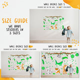 Jungle Animal Wall Decals for Kids Baby Girl Boy Room