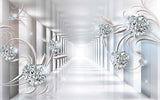 Glistening Diamond Passage Wallpaper