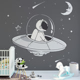 Kids Wall Murals Astronaut Space Rocket Wallpaper for Kids