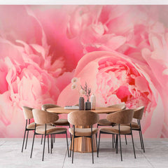 Custom Pastel Peony Romance Wallpaper