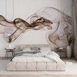 Abstract Wall Mural Wave Smoke Wallpaper